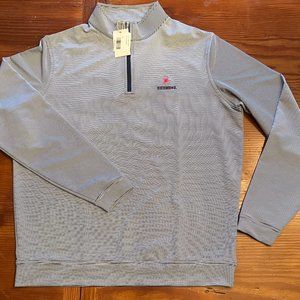 Peter Millar Men's Richmond Spiders 1/4 Zip Pullover NWT